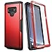 YOUMAKER Case for Galaxy Note 9, Full Body Heavy Duty Protection with Built-in Screen Protector Shockproof Rugged Cover for Samsung Galaxy Note 9 (2018) 6.4 inch - Red/Black