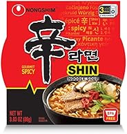 Nongshim Shin Original Ramyun Bowl, 3.03 Ounce (Pack of 12)