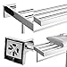 Leyden Chrome Bathroom Shelf, 24 Inch Towel Rack with Towel Bar Stainless Steel Wall Mounted Hotel Style