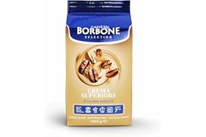 Caffe Borbone Whole Bean Coffee, Crema Superiore, Medium Roast, Creamy and Smooth, Arabica and Robusta Blend, Roasted and Fre