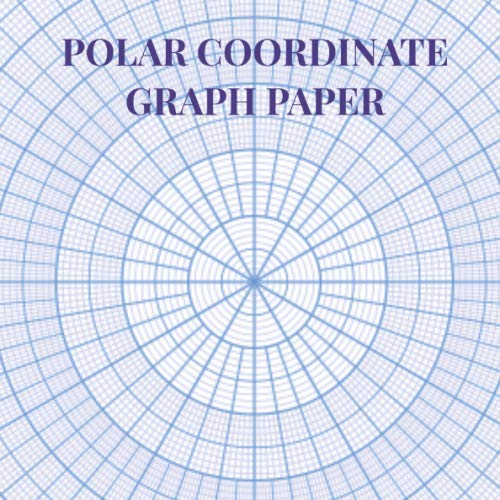 polar coordinate graph paper 120 pages 10 degree angles polar sketchbook publishing graph 9781089580676 amazon com books