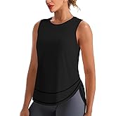 Women's Sleeveless Workout Tops Breathable Lightweight Active Tennis Yoga Shirts Athletic Running Tank Tops for Women
