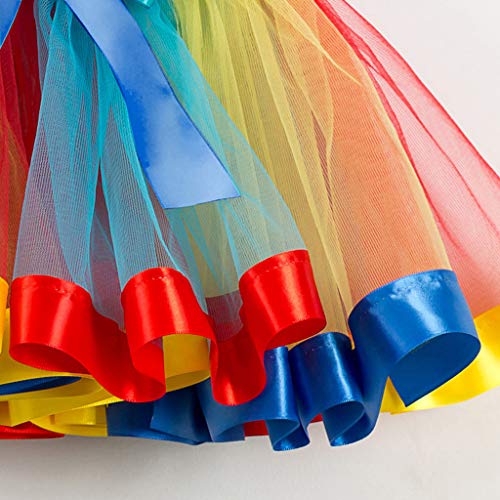 image for MIS1950s Kids Girls Tulle Skirts Tutu Party Dance Ballet Toddler Baby 