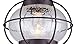CANARM IFM636A08ORB Ltd Potter 1 Light Flush Mount Seeded Glass, Oil Rubbed Bronze