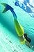 Fin Fun Mermaid Tail, Reinforced tips, Monofin, Bali Breeze, Adult S