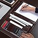 Leathario File Folder Padfolio Writing Pad Business Presentation Folder Portfolio (Brown-011)