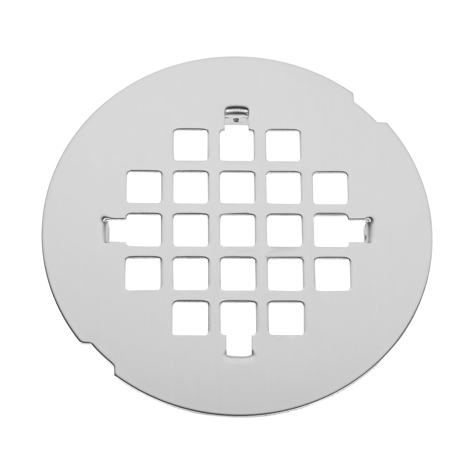 Photo 1 of 4-1/4” Round Shower Drain Cover, Snap-in and Screw-in Shower Drain Strainer, Stainless Steel Replacement Cover, Showers Strainer Grid Easy-to-Install Bath Drains Covers, Designed for Long-Lasting