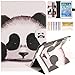 iPad Mini Case, Mini 2/3 Case, Dteck Slim Fit Colorful Design Folio Stand Synthetic Leather Case with Card Holder Magnetic Cover for Apple iPad Mini 1/2/3, Cute Panda