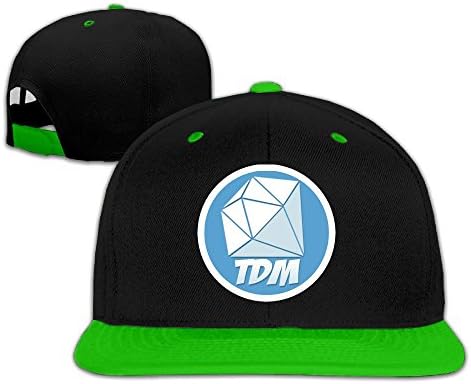 Youtube DanTDM Hip Hop Hat Cap One Size KellyGreen For Baseball Caps
