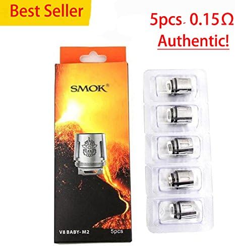 5pcs BABŸ M2 0.15 Cǒils For Smǒk ŦḞV8 BABŸ / BIG BABŸ TAṄK ȘticḰ V8 Ŧ-Priv ProColŏr Aliȇn KIŦ