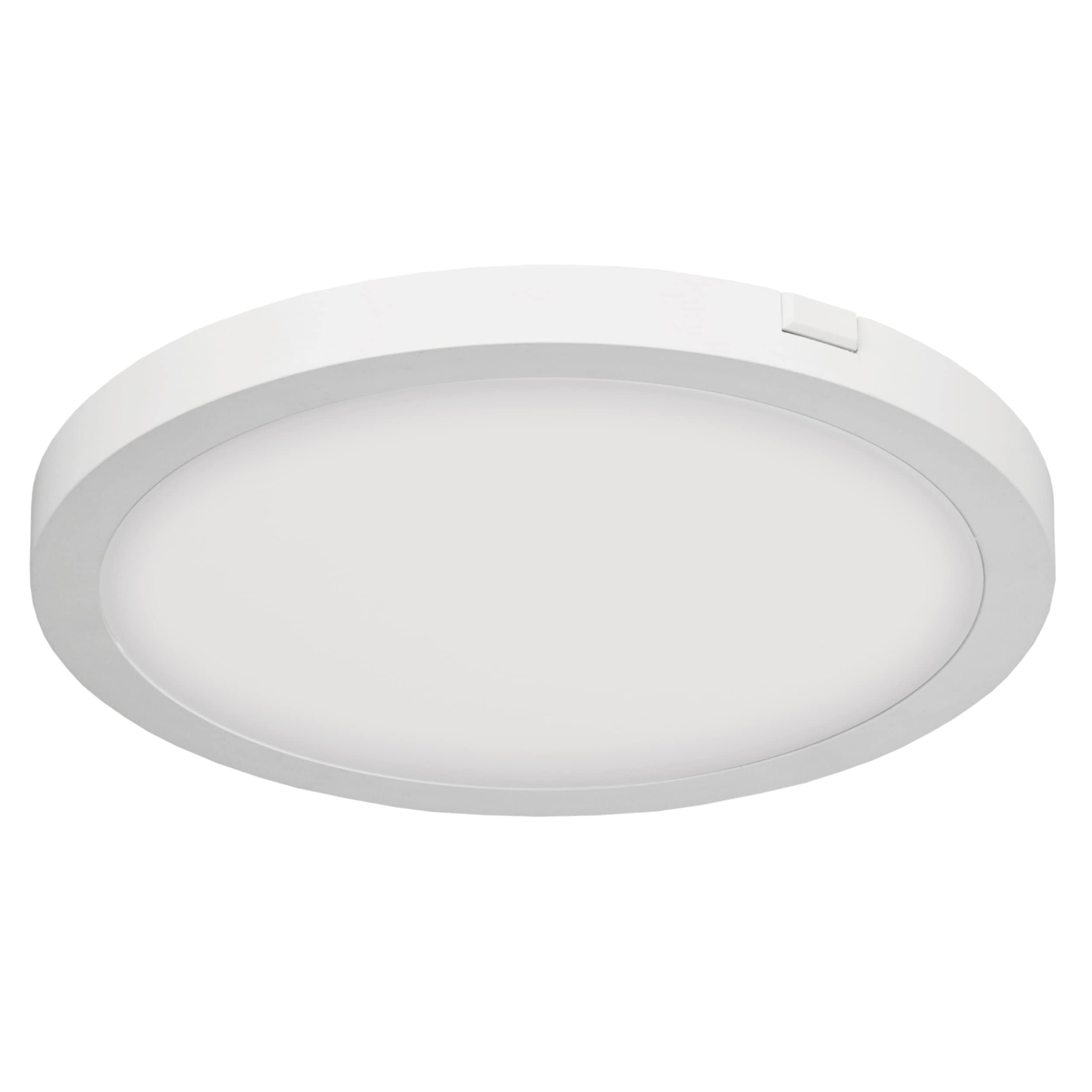 Ultra-Thin LED Ceiling Lights for Bathroom,Kitchen,Hallway,Closet etc., Recessed or Surface Mounting for Ceiling or Wall, 18W, 1900lm, Cool White 6000K, Φ228mm