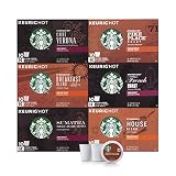 Starbucks Black Coffee K-Cup Variety Pack for Keurig Brewers, 10 Count ( Pack of 6 )