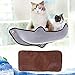 LAYOPO 14 in 1 Cat Window Mounted Bed,Indoor Pet Kitty Window Sill Perch Hammock Resting Seat Lounger,with 3 Suction Cups and Mat,Hanging Space Saving, for Any Glass Window Or Door