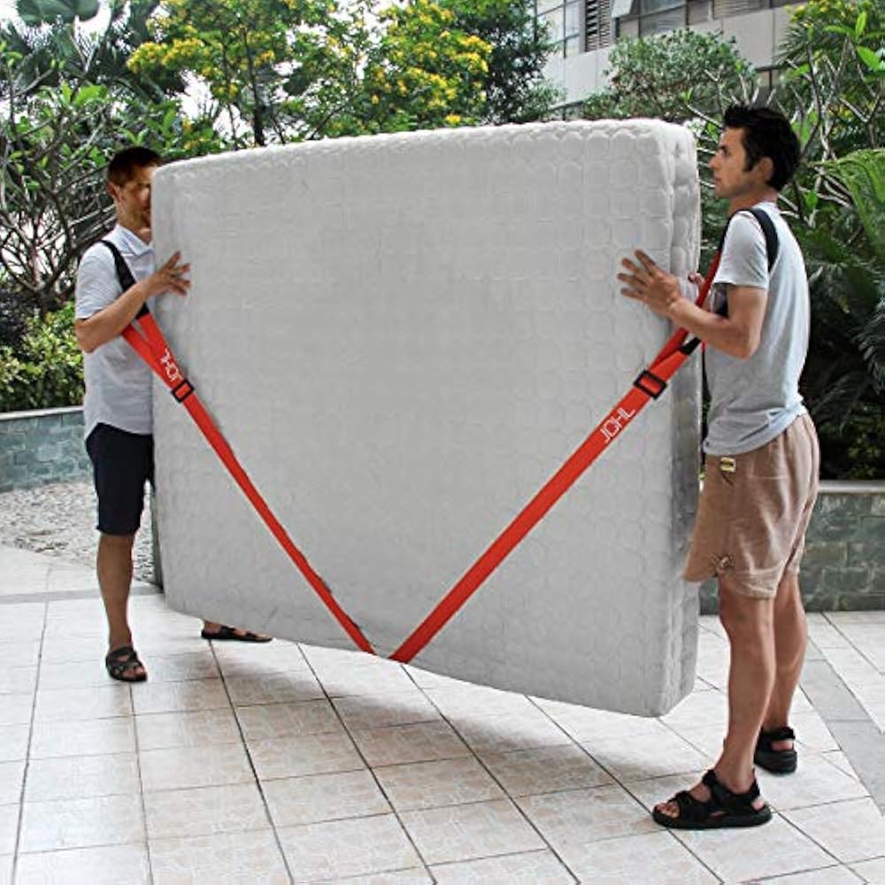 Moving Forklifts Straps 2Person Lifting System Adjustable Shoulder