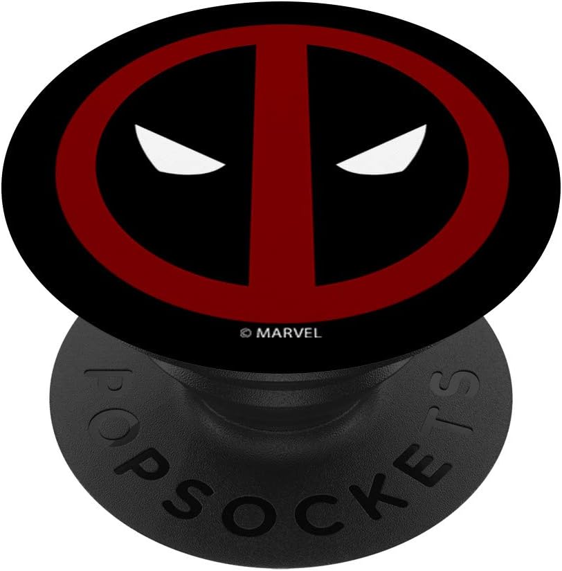 MarvelMarvel Deadpool Mask Straight Away PopSockets Adhesive PopGrip