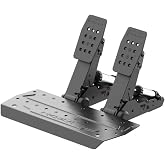 MOZA SRP2 Pedals Set Throttle Brake Pedal Equipped With 100KG Load Cell | 15-Bit Angle Sensor, CNC Aerospace-Grade Aluminum Fully Adjustable Pedal Angle Spacing and Height for PC Racing Game