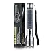 ECEEN® Solar Powered Flashlight, Aluminum Alloy Handheld Flashlight Rechargeable LED Torchlight with USB Charge Cable for Camping, Hiking, Climbing, Outdoor Sports, Vehicle, Auto Emergency Kit