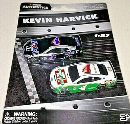 Nascar Authentics 2019 1 87 4 Kevin Harvick Mobil 1 Hunt Brothers 2 Car Set Die Cast Vehicles Amazon Canada