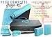 Live Infinitely Complete 6 Piece Yoga Set 6mm Dual Layer Non-Slip TPE Yoga Mat, 2 EVA Foam Blocks, 9' Cotton Strap, Mat Sized Exercise Towel & Carrying Case- Perfect Kit for Any Yogi (Teal)