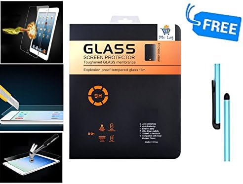 New 2017 iPad/ Air 1/ Air2 /iPad Pro 9.7 Tablet,Mc Loj,Clear 9H Screen Protector Matte Tempered Glass For iPad Air 2/ iPad Pro With Stylus Pencil