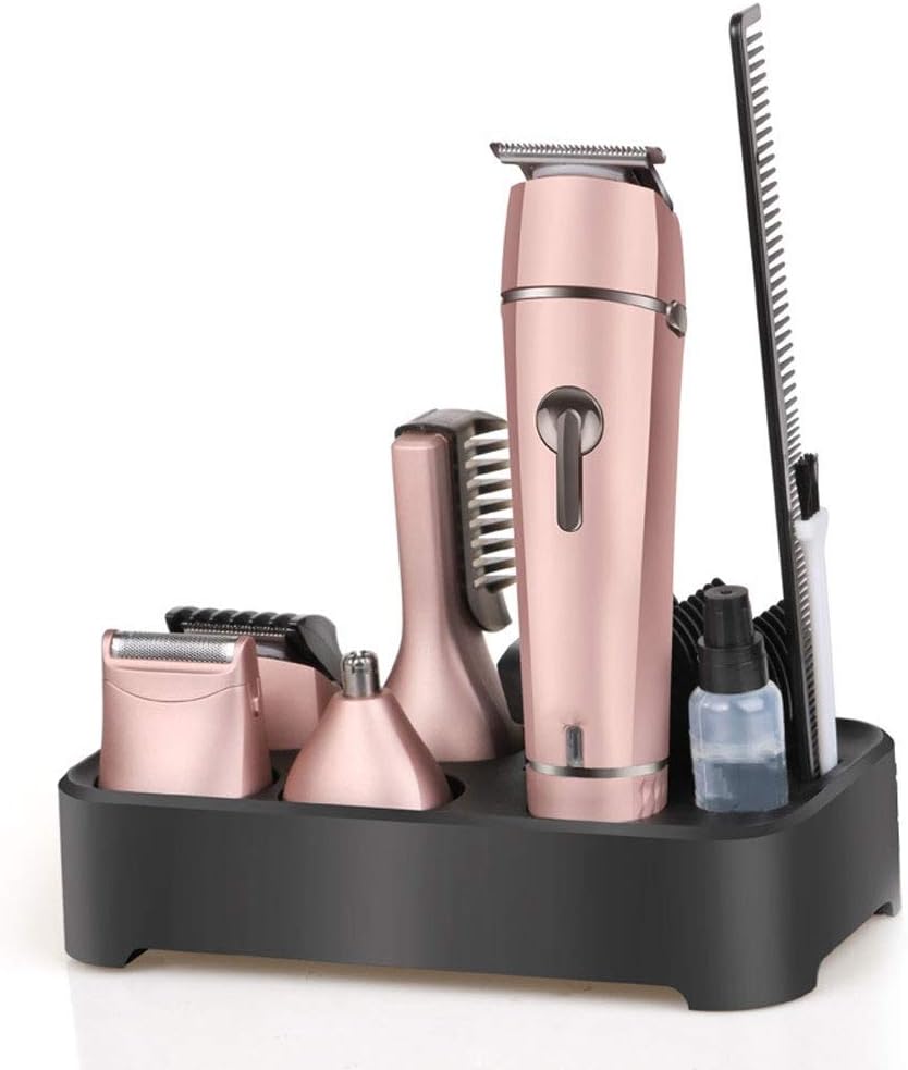 LPCMLS 5in1 Hair Clippers for Men - Cordless Blade Mens Hair Trimmer Beard Trimmer Hair Cutting & Grooming Kit Rechargeable (Color : A)
