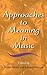 Approaches to Meaning in Music (Musical Meaning and Interpretation)