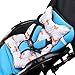 KAKIBLIN Infant Car Seat Insert, Baby Stroller Liner Head and Body Support, Baby Car Seat Cushion, car seat Head Support babyNeck Support Cushion for Toddler