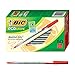 BIC Ecolutions Round Stic Ballpoint Pen, Medium Point (1.0mm), Red, 50-Count primary