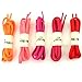 YFINE Oval Athletic Shoelaces for Sneakers Half Round Shoe Laces(2 Pair)