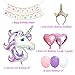 LUCK COLLECTION Unicorn Balloons Birthday Party Supplies for Birthday Decorations, Baby Shower Decorations