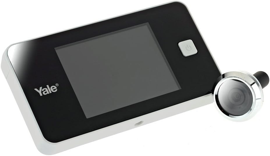 Yale Standard Digital Door Viewer 500 - Live Viewing - High Quality Camera - White - 45-0500-1432-00-50-11