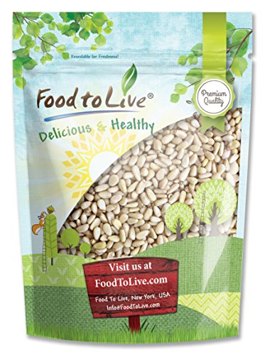 Pine Nuts / Pignolias by Food to Live (Bulk, Kosher, Raw, Unsalted)  8 Ounces