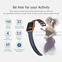 Xiaomi Amazifit Bip A1608 - Smartwatch, Color Rojo: Amazon.es ...