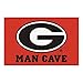 FANMATS 14636 NCAA - Georgia Bulldogs Man Cave Starter Mat Accent Rug - 19in. x 30in. | Sports Fan Home Decor Rug and Tailgating Mat - Red, G Logo
