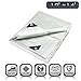 Windscreen4less 10' x 14' Heavy Duty 10 Mil Waterproof White Poly Tarp