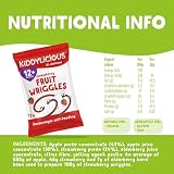 Kiddylicious Strawberry Wriggles 7 Packs of 4 Kids Snack 12+ Months view 6