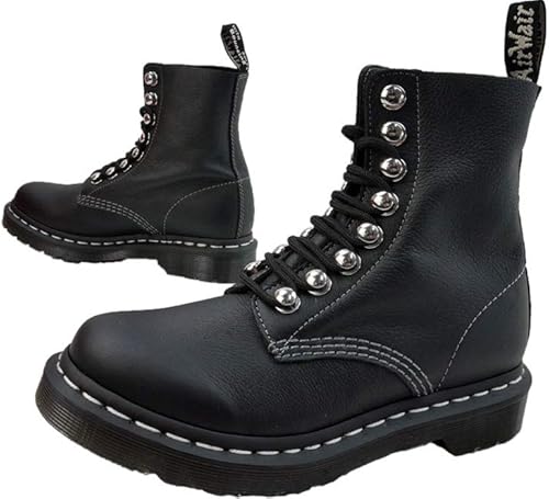 Amazon ドクターマーチン 1460 Pascal Hardware レースアップ ショートブーツ レディース ブーツ ブーティ