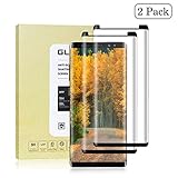 [2 Pack] Galaxy Note 8 Tempered Glass Screen Protector, Auideas [HD Clear][Anti-Bubble][Anti-Scratch][Anti-Fingerprint] Tempered Glass Screen Protector For Samsung Galaxy Note 8 - Black