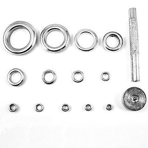 Click Here to See More Images Trimming Shop Steel Eyelet Punch Die Tool Set For Leather Craft And Clothing 10mm