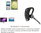 Denash TWS Bluetooth 4.1 Headset Rotatable Ear Hook Business Wireless Earpiece view 4