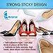 Metarsal Arch Support Cushions and Shoe Heels Grips—2-in-1 Strong Sticky Heels Cushion Pads and Arch Support for Feet—Versatile Function for Feet—Pack of Two (4)