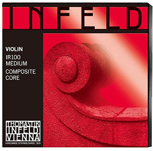 image for Thomastik Infeld Red 4/4 Violin String Set - Medium Gauge with Removab
