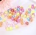 aizhouzh 6mm DIY White Colorful Acrylic Alphabet Letter Cube Beads for Jewelry Making, Bracelets, Necklaces,Children's Educational Toys, Key Chains and Kids Jewelry (600pcs Multicolour)