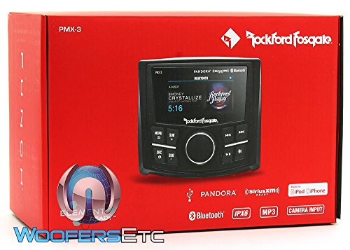 Rockford PMX-3 Punch Marine/Motorsport Compact Digital Media Receiver w/ 2.7" Display
