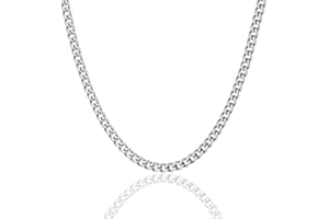 ChainsPro Men Chain Cuban Necklace, 3/4/6/9/12/13mm Width,18/20/22/24/26/28/30", 316L Stainless Steel/18K Gold Plated (with G