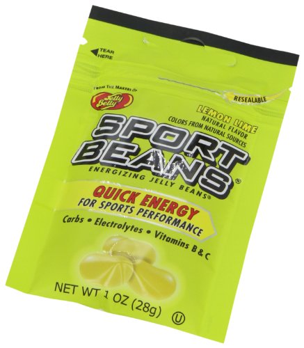 Jelly Belly Sport Beans, Energizing Jelly Beans, Lemon Lime Flavor, 24 Pack, 1-oz Each