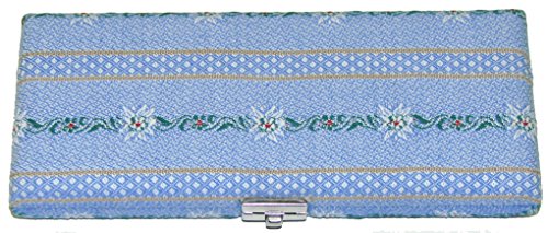 10-Reed Bassoon Reed Case (Blue Ribbon Fabric) - Thumbnail 2