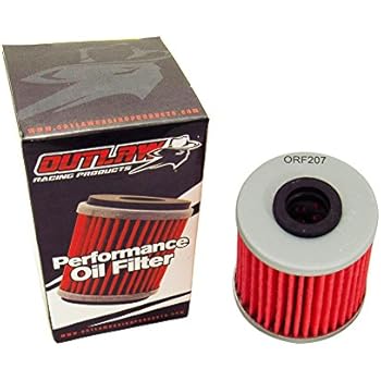 Outlaw Racing ORf207 PerFormance Oil Filter Beta Evo 300 Kawasaki KX250F Suzuki Rmz250 Offroad Motorcycle Replaces Kn207