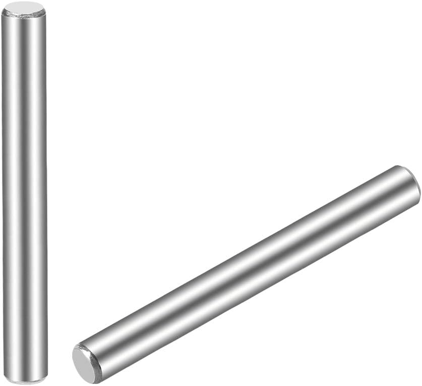 sourcing map 5 x 80mm(Approx 13/64") Dowel Pin 304 Stainless Steel Wood Bunk Bed Dowel Pins Shelf Pegs Support Shelves 20Pcs