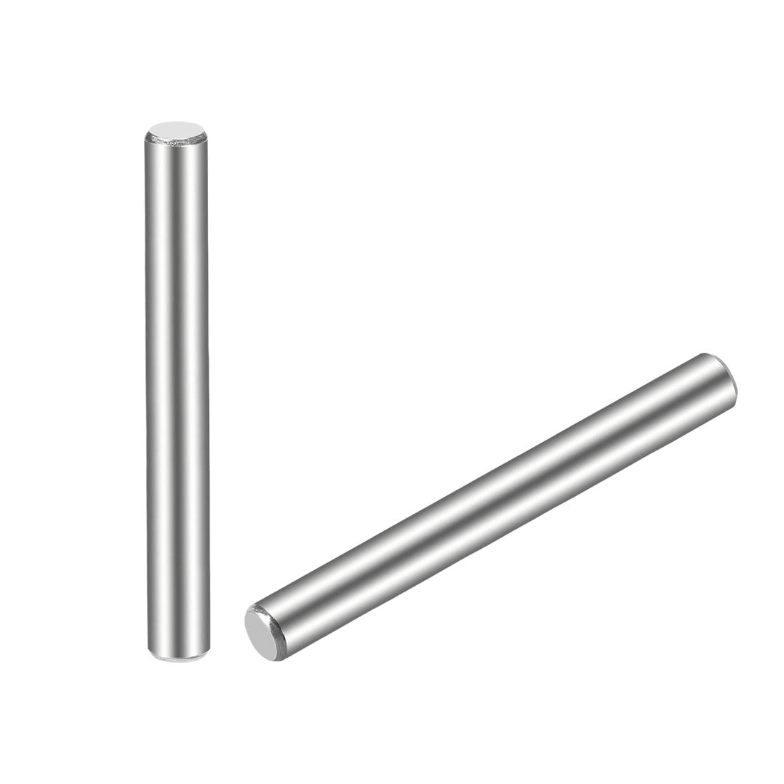 sourcing map 5 x 80mm(Approx 13/64") Dowel Pin 304 Stainless Steel Wood Bunk Bed Dowel Pins Shelf Pegs Support Shelves 20Pcs